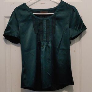 The Limited emerald green blouse  Sz  S